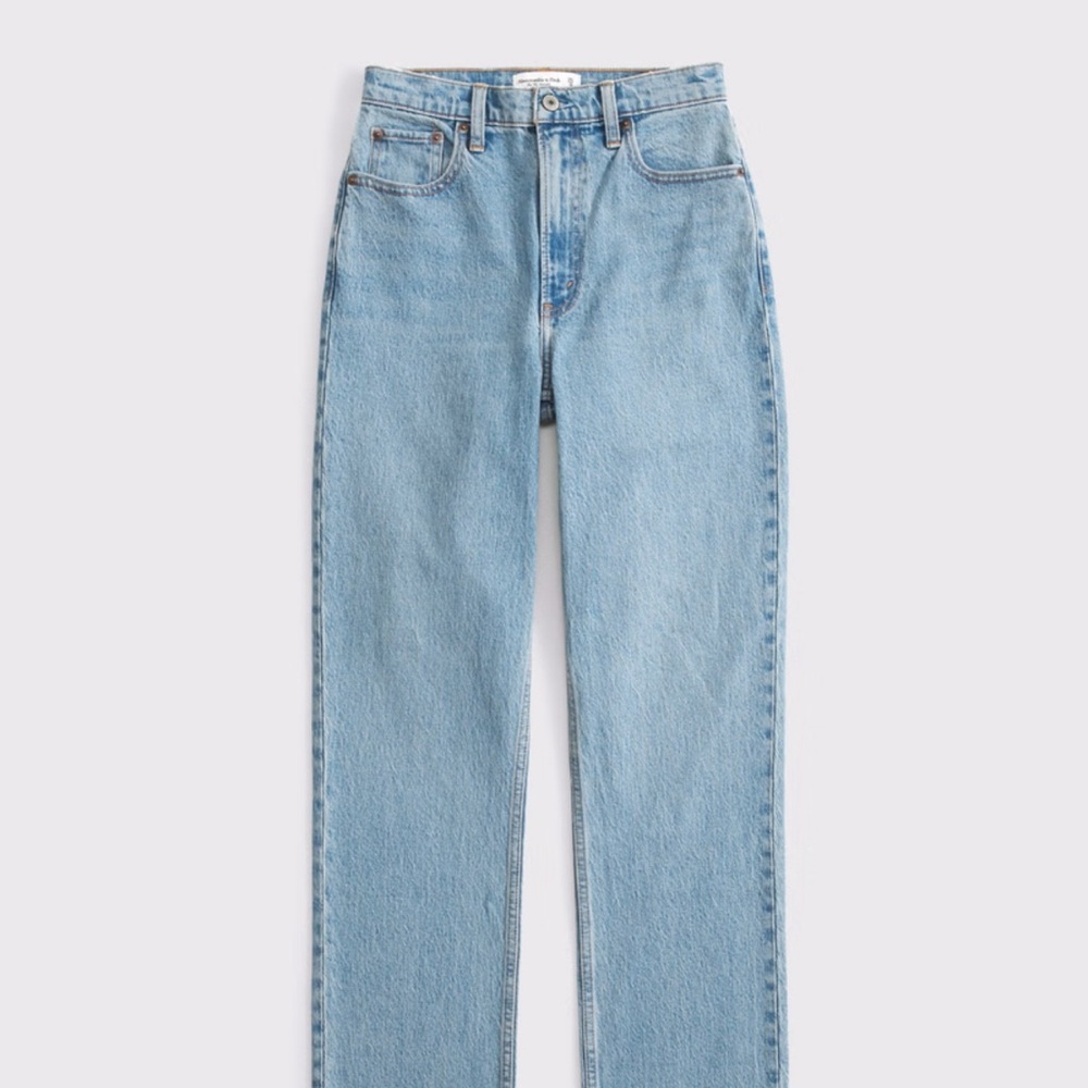 Abercrombie & Fitch | 90s High Rise Blue Jeans